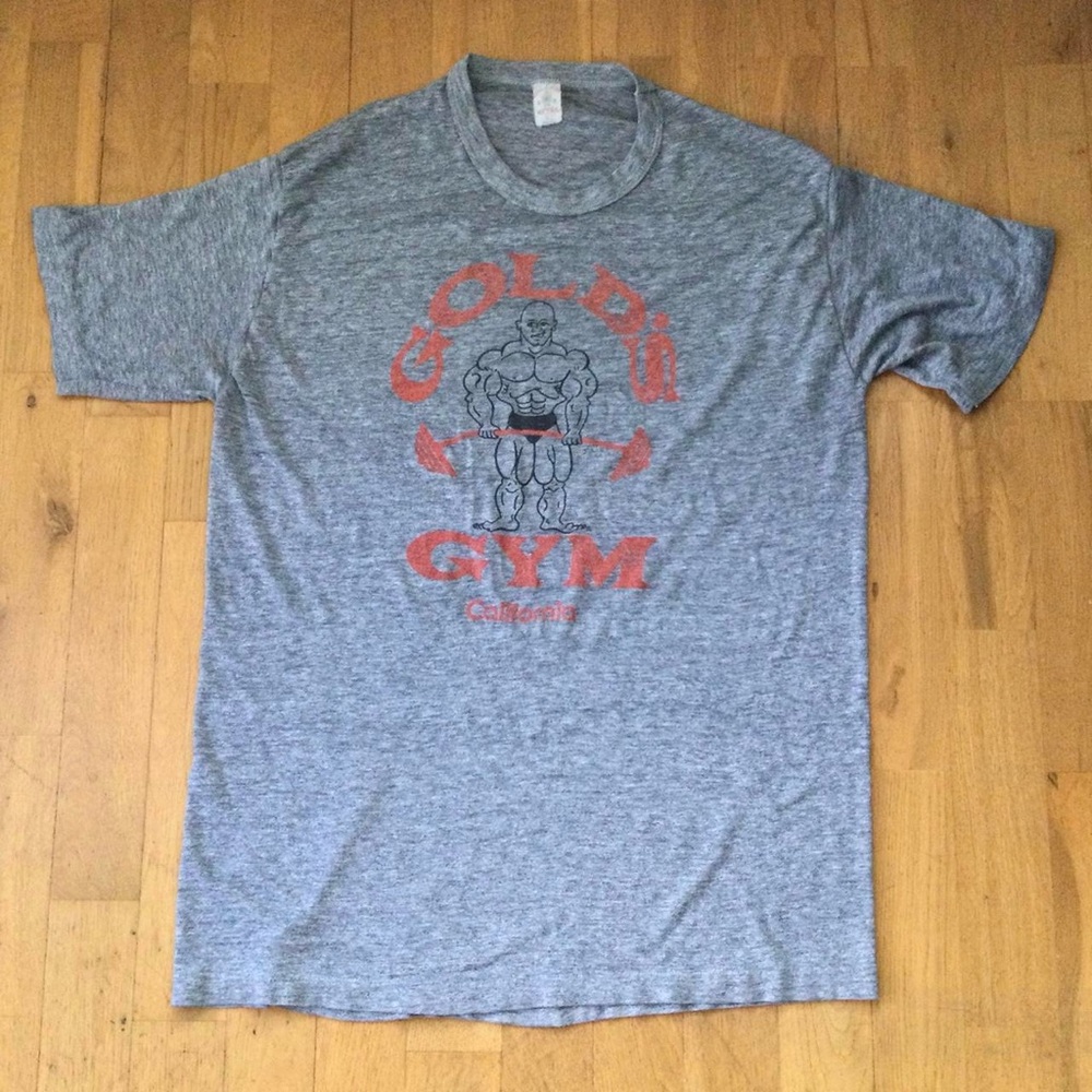 1980s Vintage Gold’s Gym Shirt L XL